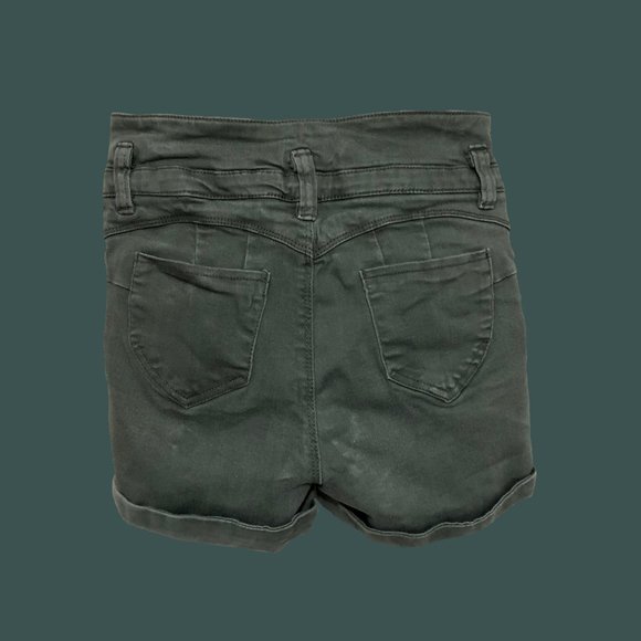 URBAN GIRLS, Shortie Stretchable Short, Khaki, 10-12, Youth - Picture 2 of 5